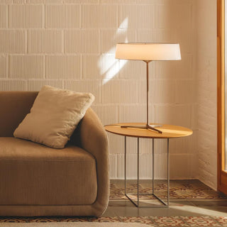 Linivira Lampe de Table de Table Scandinave en Tissu
