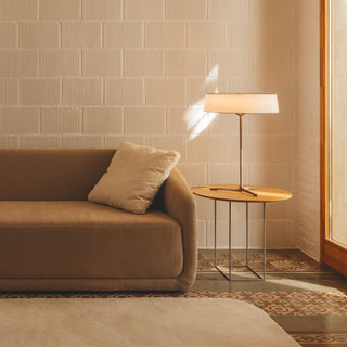 Linivira Lampe de Table de Table Scandinave en Tissu