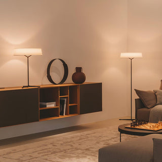 Linivira Lampe de Table de Table Scandinave en Tissu
