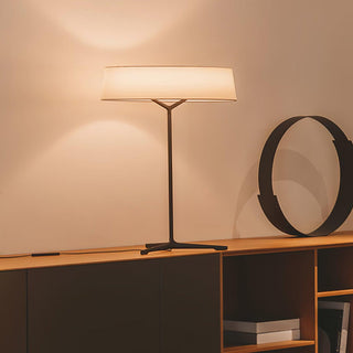 Linivira Lampe de Table de Table Scandinave en Tissu