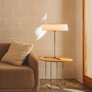 Linivira Lampe de Table de Table Scandinave en Tissu