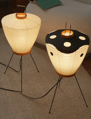 Paper Lantern Table Lamp-Neutral Decor