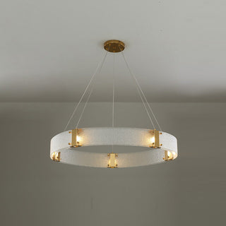 Parallel Lustre Verre Anneau Minimaliste Moderne-Luire