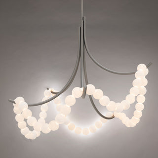 Zavenarae Lustre Nickel Albâtre Art Nordic Premium