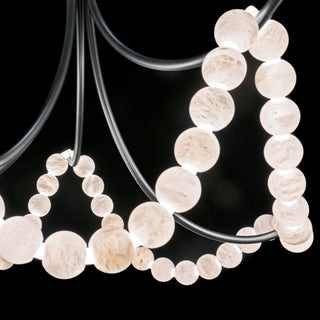 Zavenarae Lustre Nickel Albâtre Art Nordic Premium