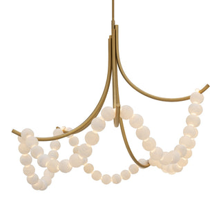 Zavenarae Lustre Nickel Albâtre Art Nordic Premium