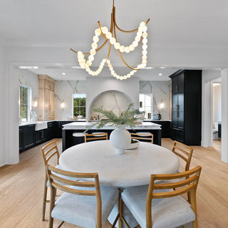 Zavenarae Lustre Nickel Albâtre Art Nordic Premium