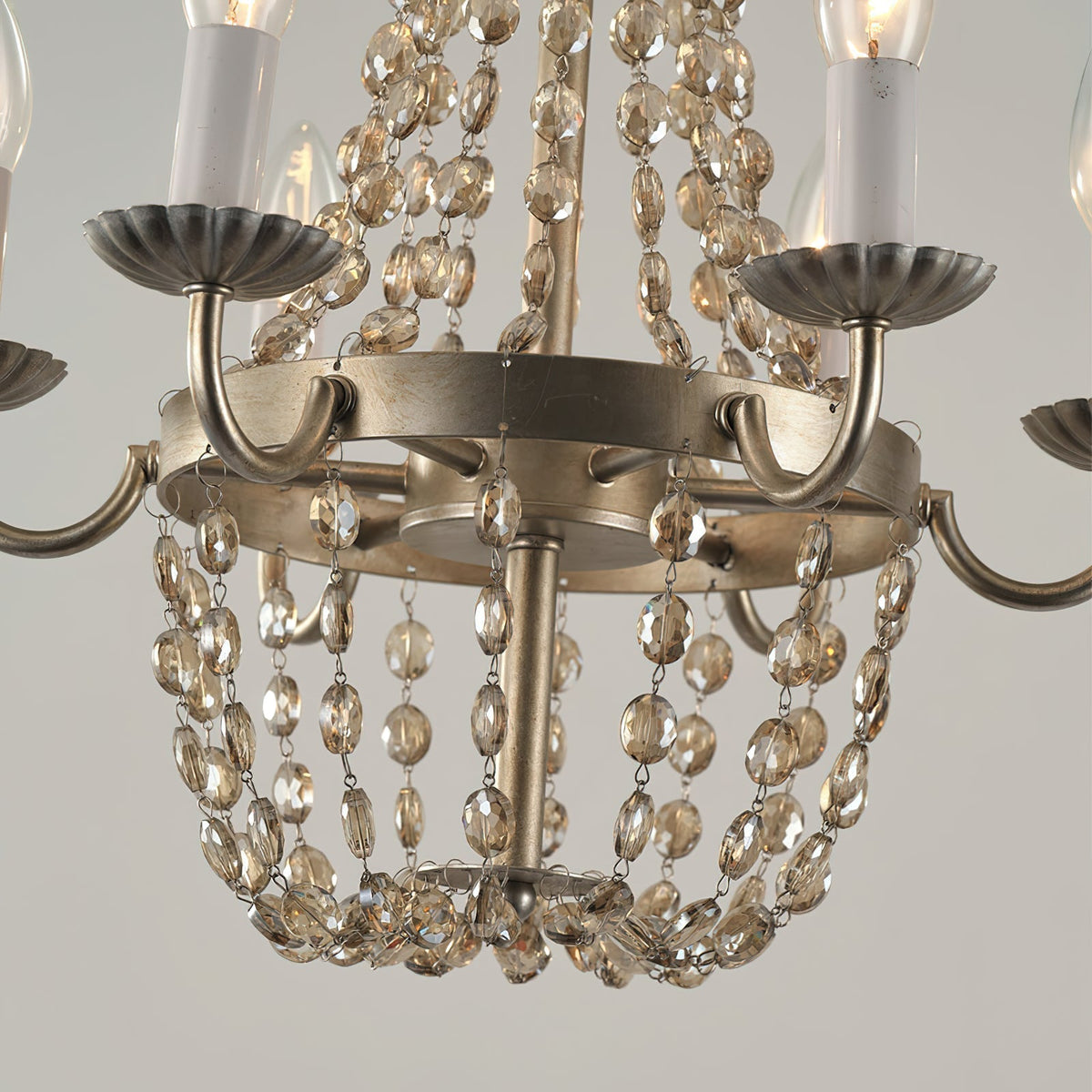 Oraeisra Lustre Cristal Marché Aux Puces Vintage