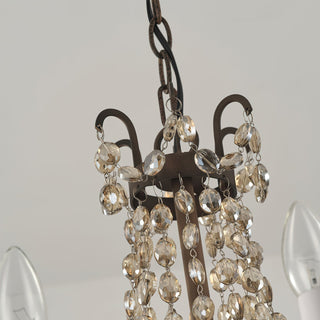 Oraeisra Lustre Cristal Marché Aux Puces Vintage