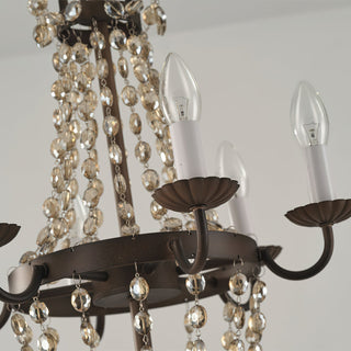 Oraeisra Lustre Cristal Marché Aux Puces Vintage