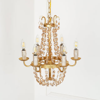 Oraeisra Lustre Cristal Marché Aux Puces Vintage