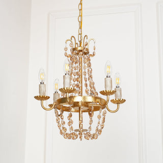 Oraeisra Lustre Cristal Marché Aux Puces Vintage