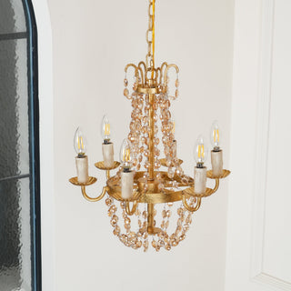 Oraeisra Lustre Cristal Marché Aux Puces Vintage