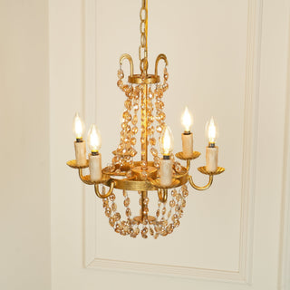 Oraeisra Lustre Cristal Marché Aux Puces Vintage