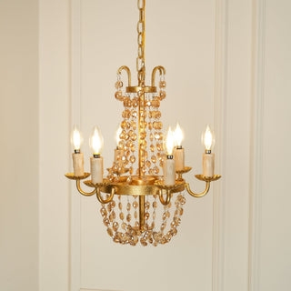 Oraeisra Lustre Cristal Marché Aux Puces Vintage