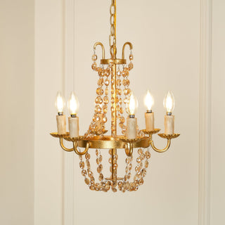 Oraeisra Lustre Cristal Marché Aux Puces Vintage