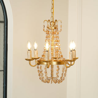 Oraeisra Lustre Cristal Marché Aux Puces Vintage
