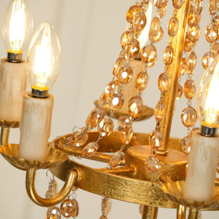 Oraeisra Lustre Cristal Marché Aux Puces Vintage