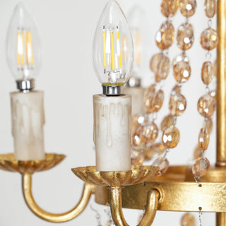 Oraeisra Lustre Cristal Marché Aux Puces Vintage