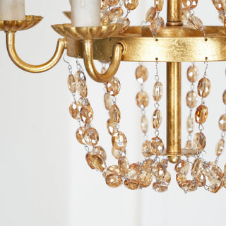Oraeisra Lustre Cristal Marché Aux Puces Vintage