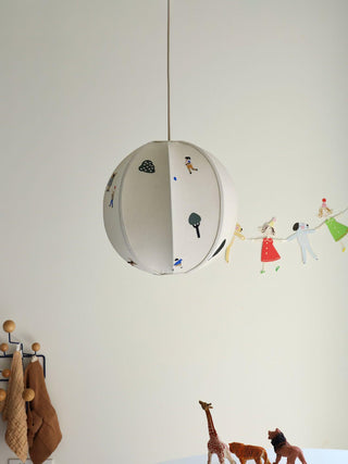 Zelarace Suspension Moderne en Tissu