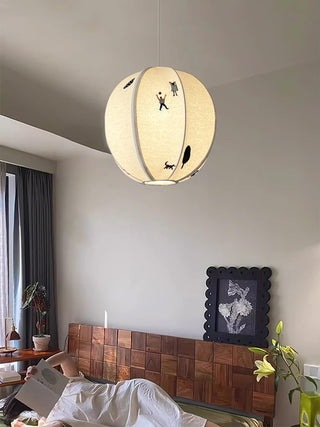 Zelarace Suspension Moderne en Tissu