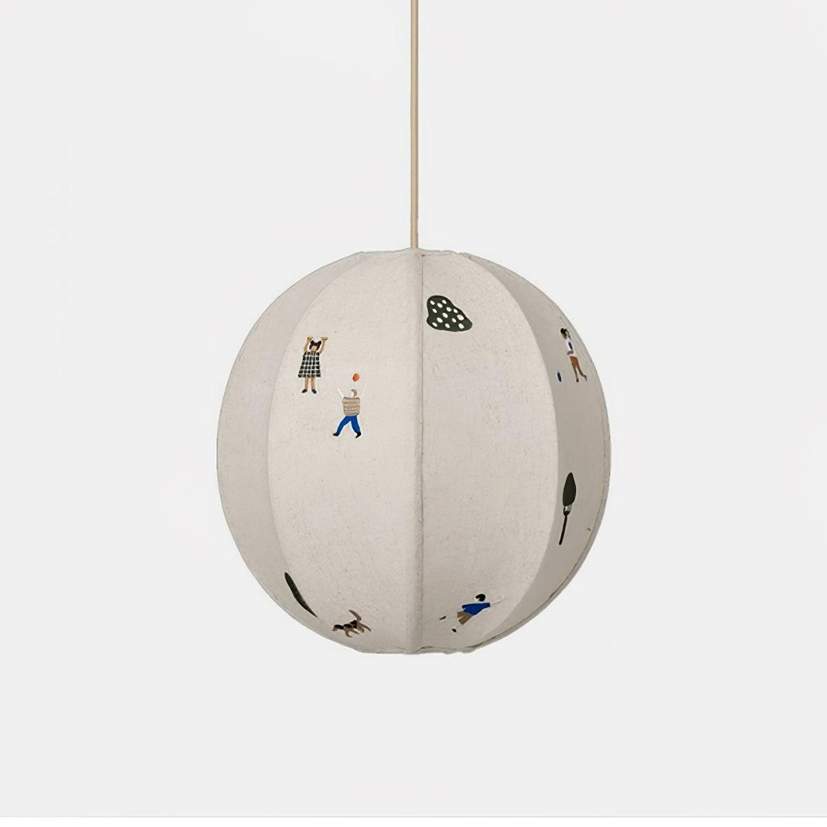 Zelarace Suspension Moderne en Tissu
