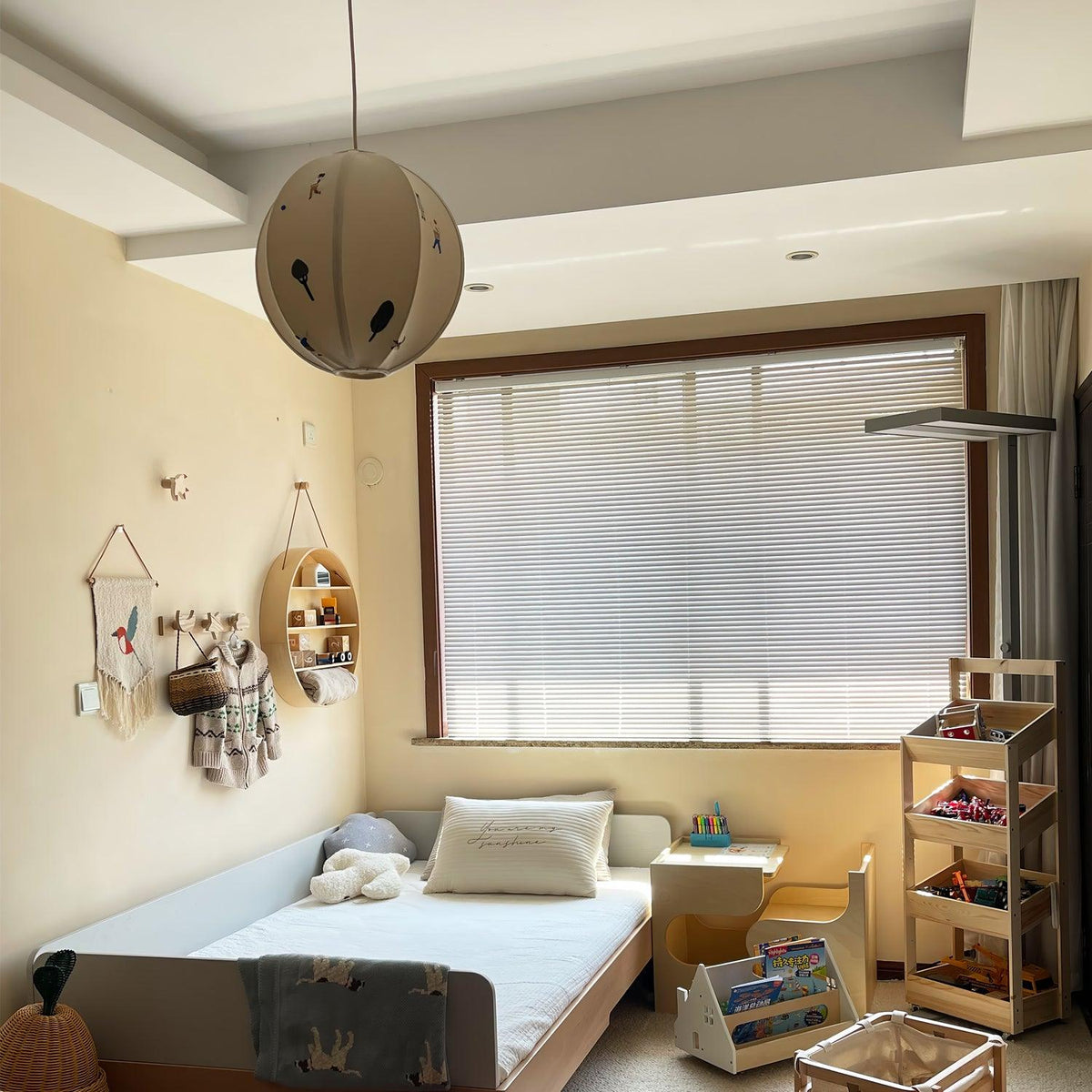 Zelarace Suspension Moderne en Tissu