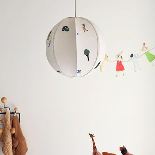 Zelarace Suspension Moderne en Tissu