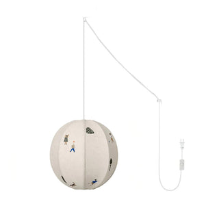 Cadorus Suspension Moderne en Tissu