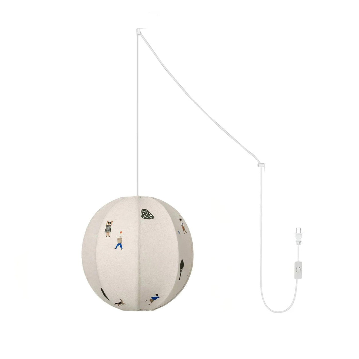 Casilia Suspension Moderne en Tissu