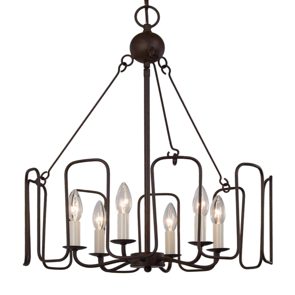 Cocaryra Lustre Métal Industriel Vintage