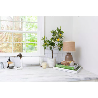 Jarot Lampe à poser en bois