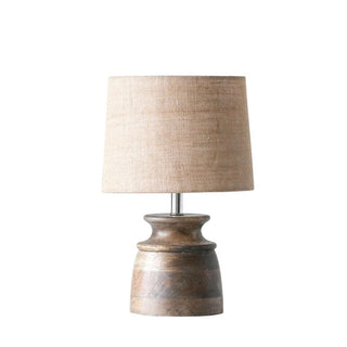 Jarot Lampe à poser en bois