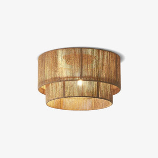 Casora Lampe de Plafond Classique Art en Corde Naturelle