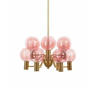 Evmarara Postmodern Luxury Metal Glass Lustre