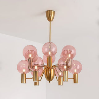 Evmarara Postmodern Luxury Metal Glass Lustre