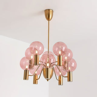 Evmarara Postmodern Luxury Metal Glass Lustre