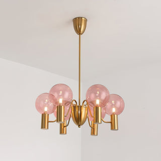Evmarara Postmodern Luxury Metal Glass Lustre