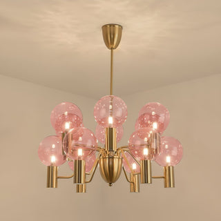 Evmarara Postmodern Luxury Metal Glass Lustre