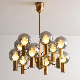 Evmarara Postmodern Luxury Metal Glass Lustre