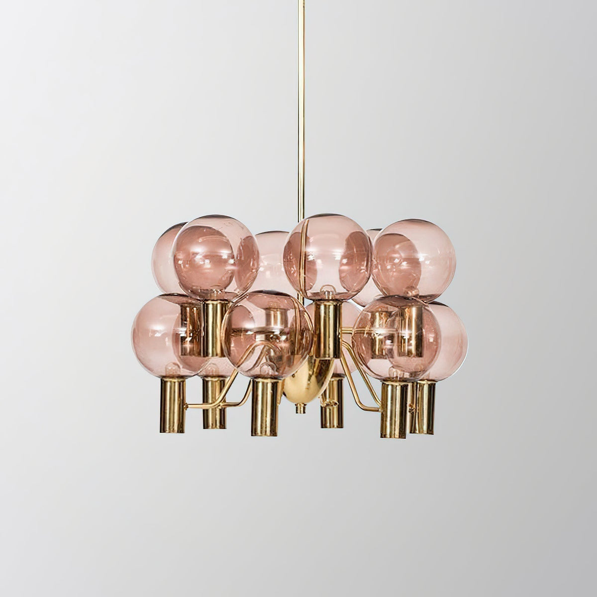 Evmarara Postmodern Luxury Metal Glass Lustre