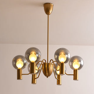 Evmarara Postmodern Luxury Metal Glass Lustre