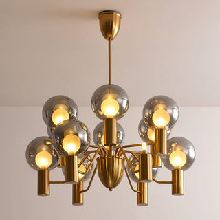 Evmarara Postmodern Luxury Metal Glass Lustre