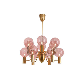 Evmarara Postmodern Luxury Metal Glass Lustre