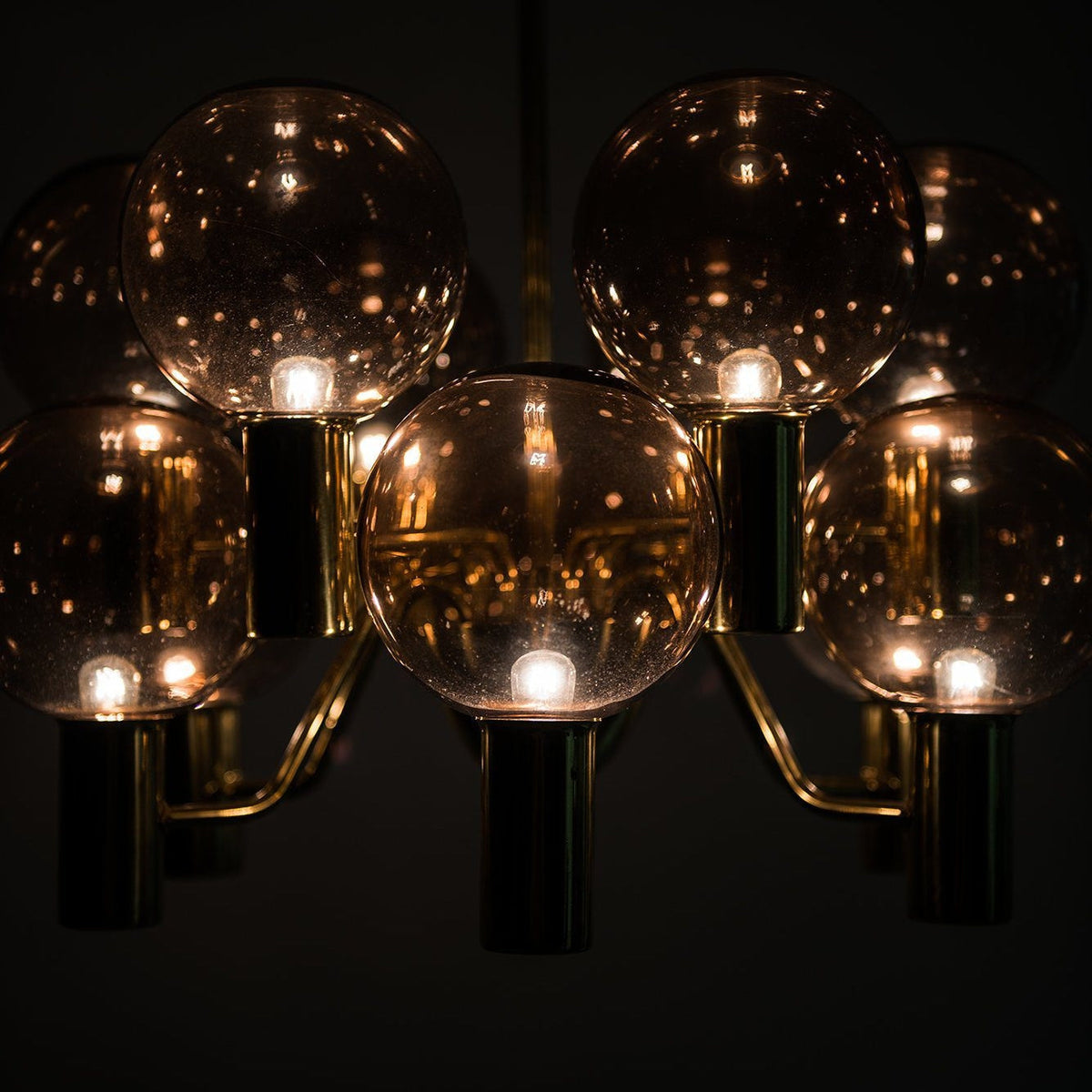 Evmarara Postmodern Luxury Metal Glass Lustre