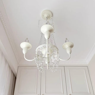 Lustra Lustre Franges en Cristal
