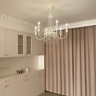 Lustra Lustre Franges en Cristal