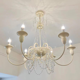 Lustra Lustre Franges en Cristal