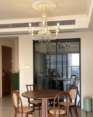 Lustra Lustre Franges en Cristal